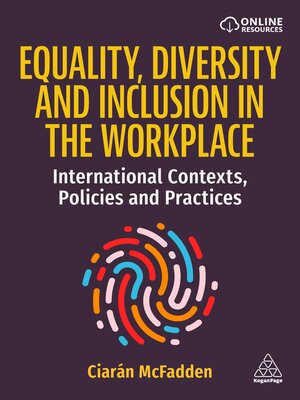 cover image of Equality, Diversity and Inclusion in the Workplace
